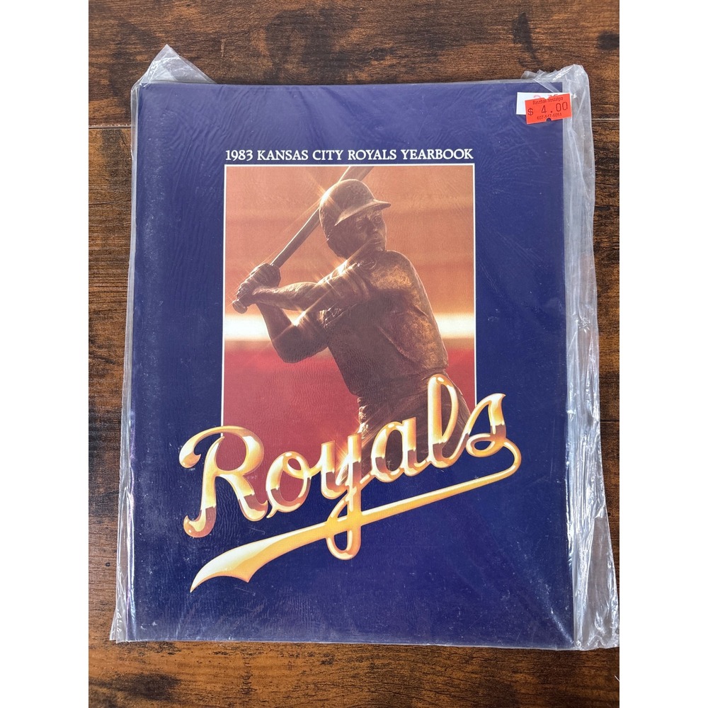 1983 Kansas City Royals Yearbook Vintage MLB Baseball Miller High Life Ad